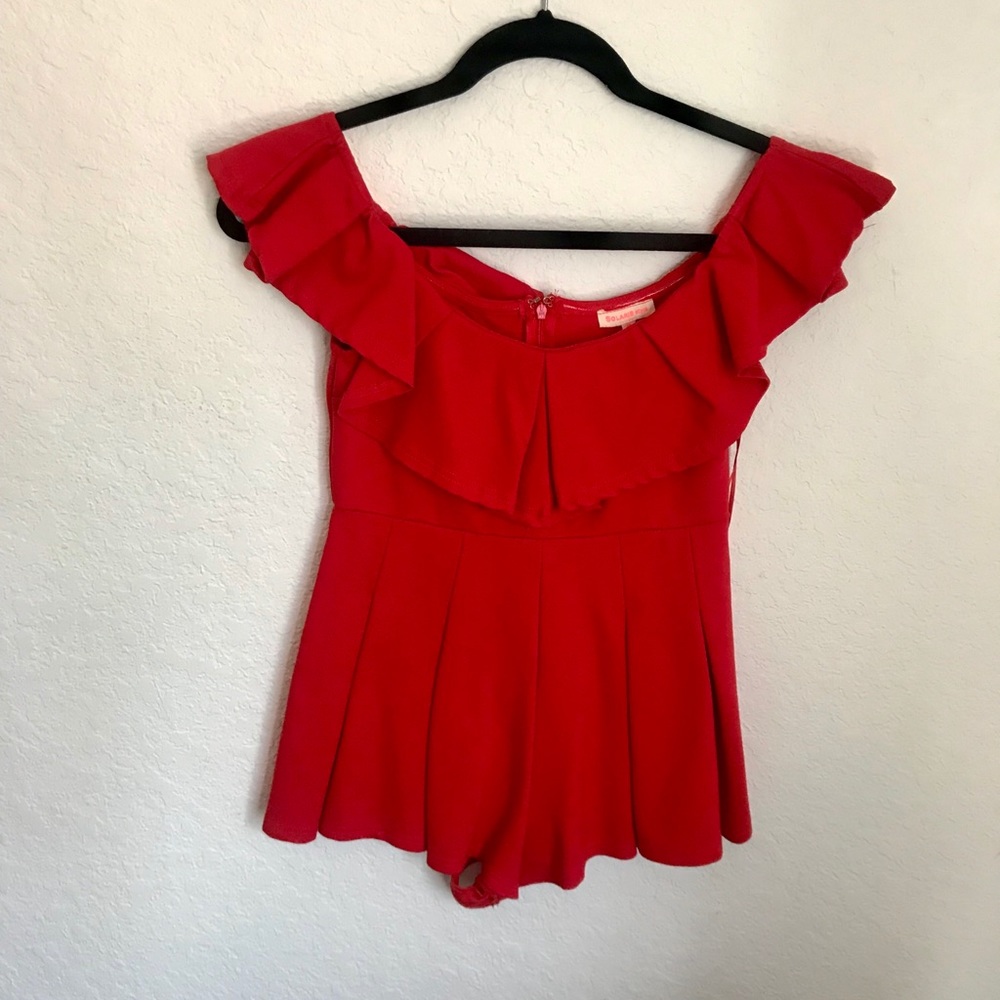 Red romper
